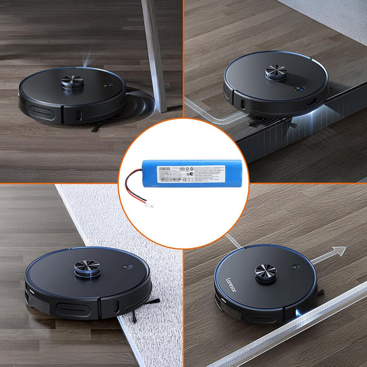 14,4V 5600mAh Li-Ionen-Akku, kompatibel mit Laresar L6 Pro, VIOMI S9, Honiture Q6, Q6 Pro, Ultenic T