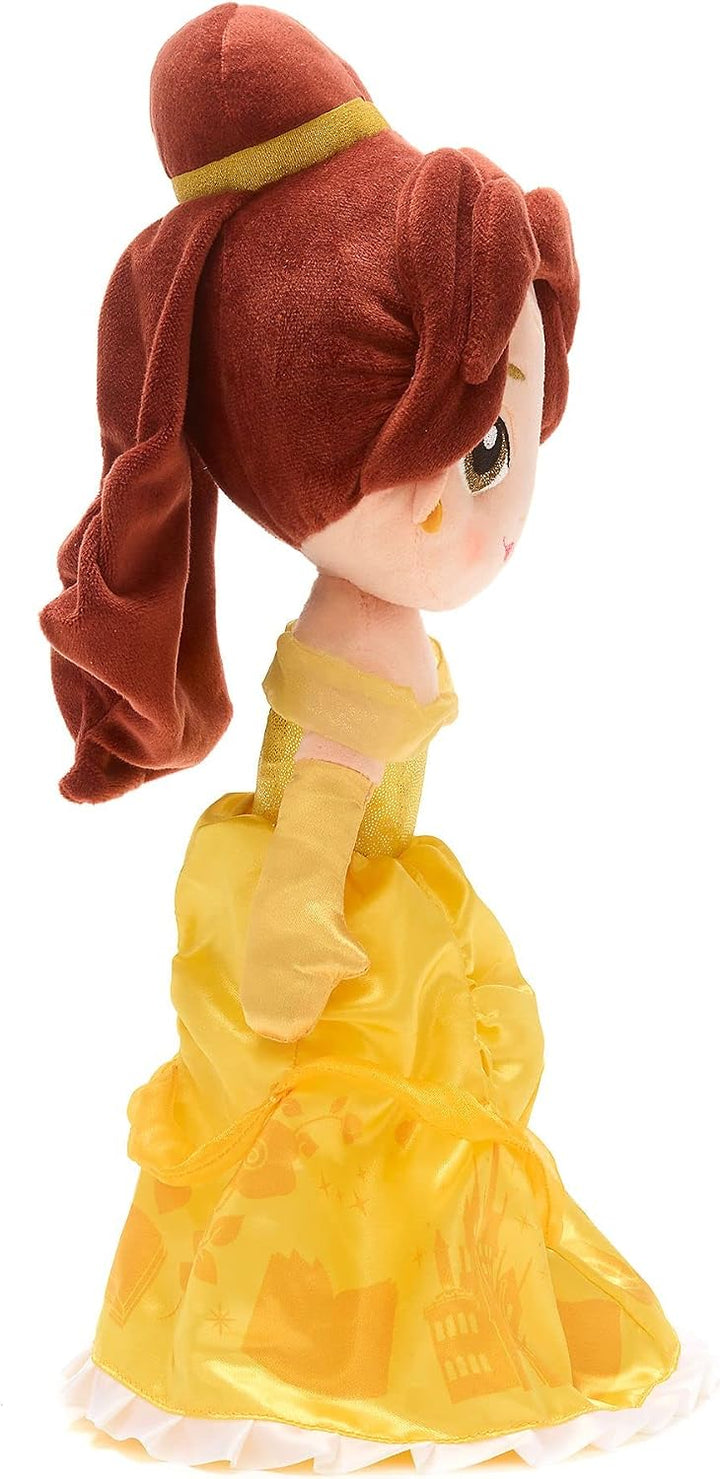 Disney Store Offizielle mittelgrosse Belle-Kuschelpuppe für Kinder, Die Schöne und das Biest, 36 cm,