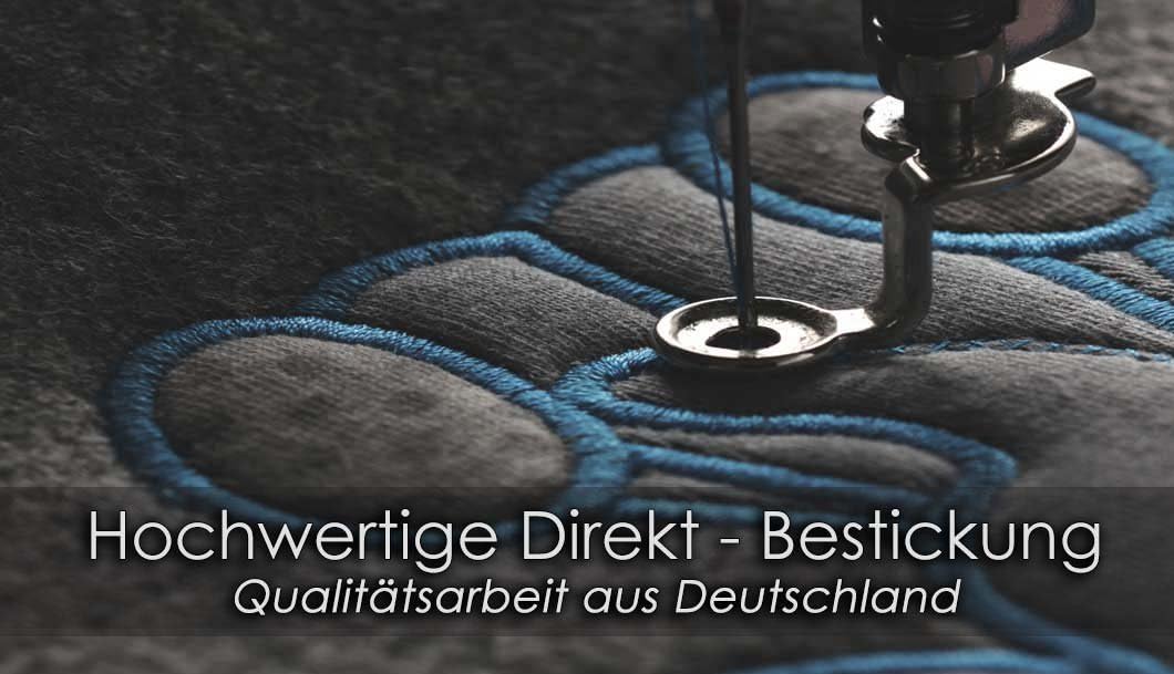 kh Teile Fussmatten für 3er BMW E90 E91 E92 E93 M3 Performance Edition Bestickung (Velours) Automatt