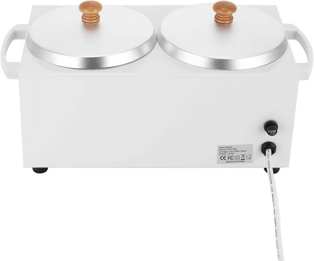 Wachswärmer Doppeltopf 100W Wachserhitzer Elektrischer Temperaturregelung 20-120℃ Professionelle Wac