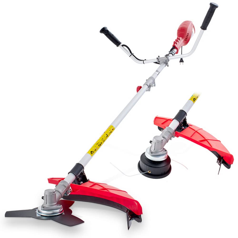 HECHT Elektro Freischneider Motorsense - leistungsstark mit 1400 Watt - 42 cm und 25,4 cm Schnittkre