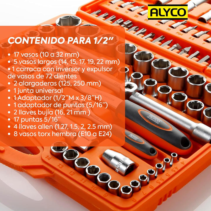 Alyco 192393 Stecknuss-Set