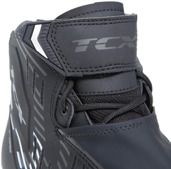 TCX Herren R04d Wp Motorcycle Boot 38 EU Black White, 38 EU Black White