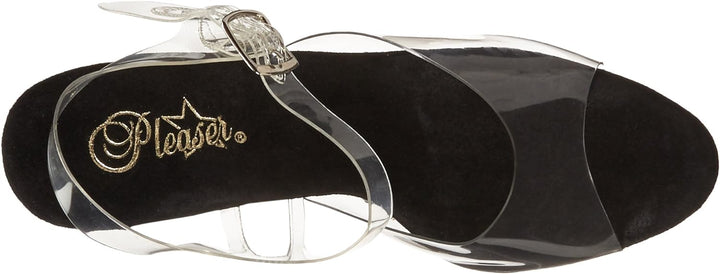 Pleaser ADORE-708LS CLR/Blk UK 4 (EU 37)