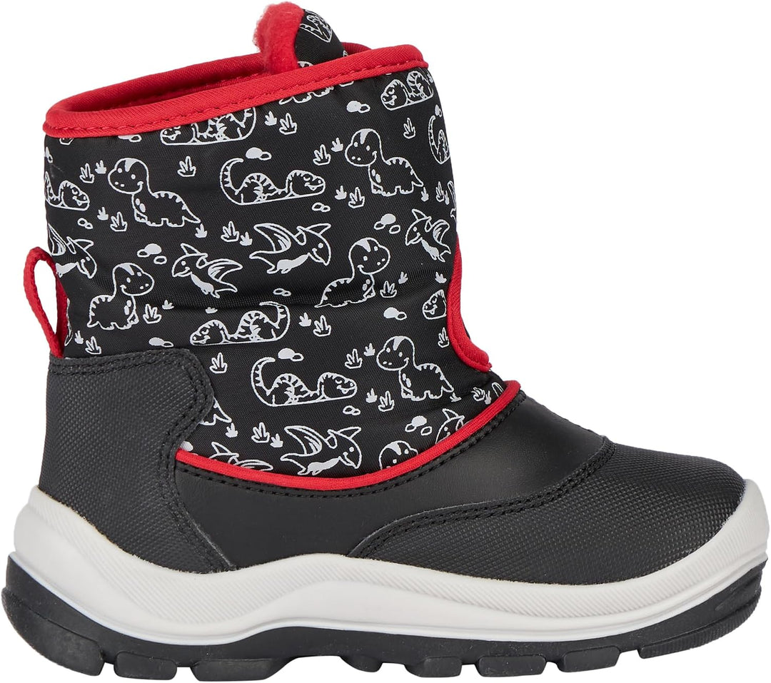 Geox Jungen B Flanfil Boy B ABX Stiefeletten 25 EU Black Red, 25 EU Black Red