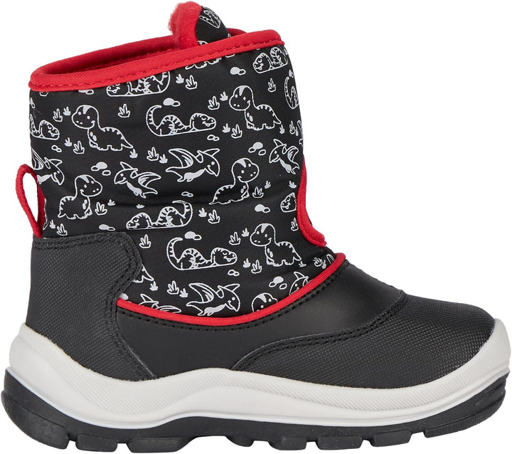 Geox Jungen B Flanfil Boy B ABX Stiefeletten 25 EU Black Red, 25 EU Black Red
