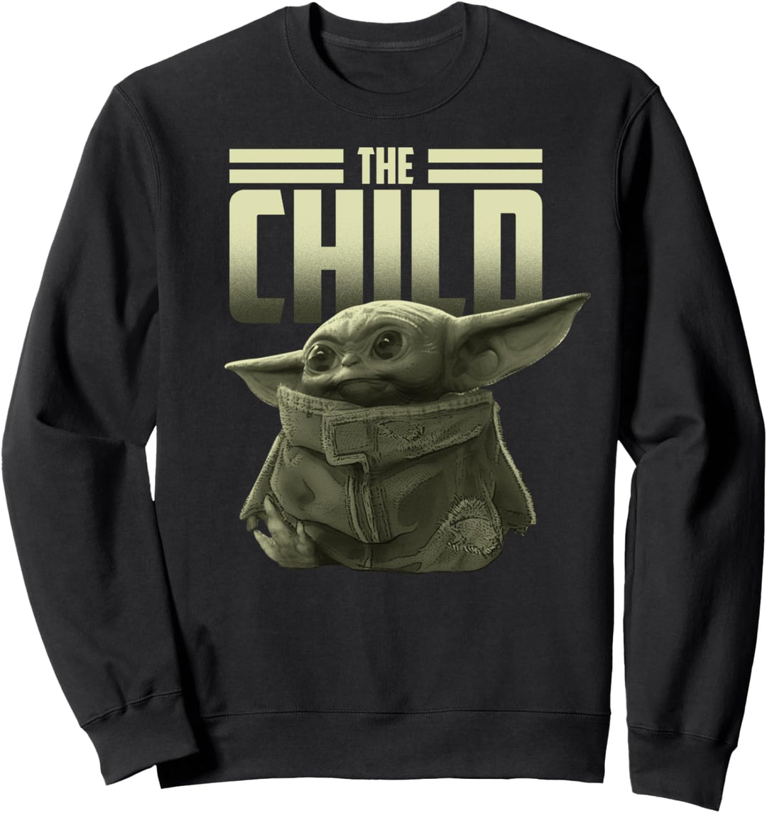 Star Wars The Mandalorian The Child Simple Portrait Sweatshirt