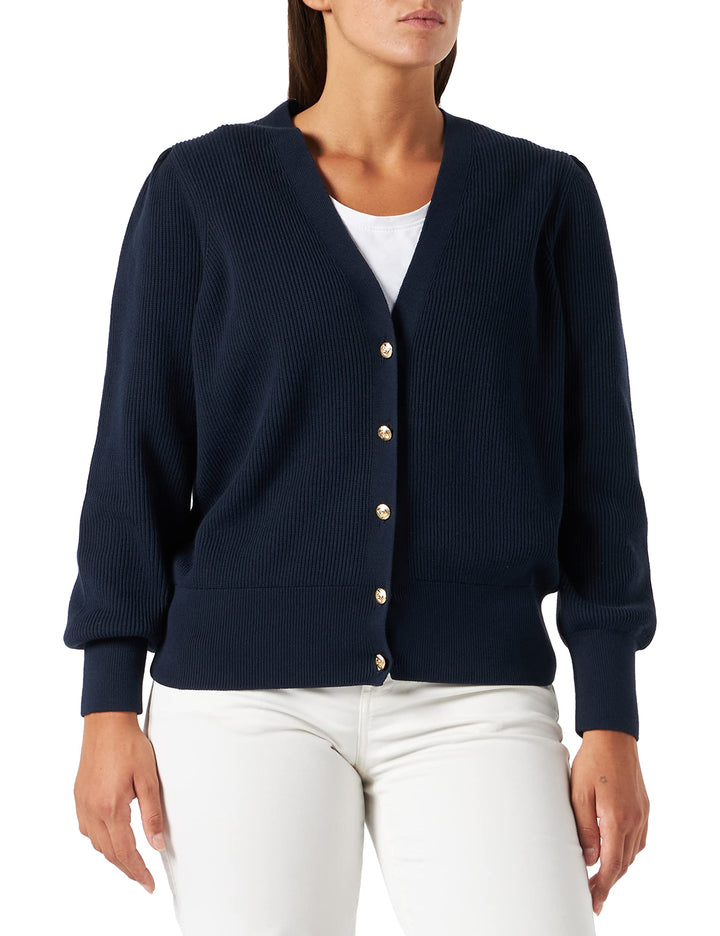 GANT Damen Pullover XL Evening Blue, XL Evening Blue