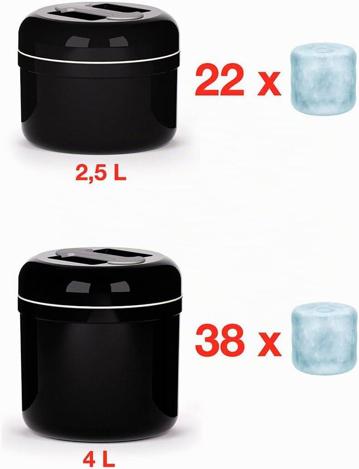 Valira 6213/114 Ice Bucket, 4 Liter, schwarz