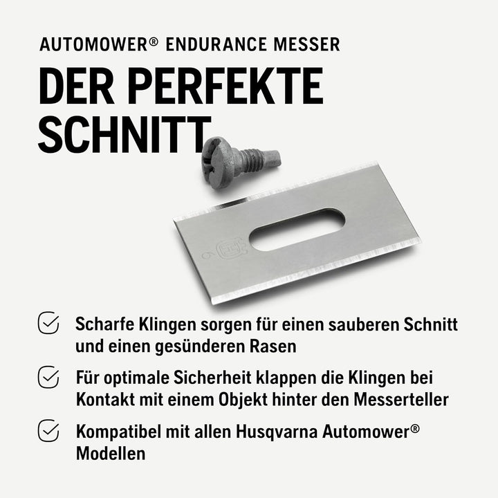 Original Husqvarna Automower Messer Endurance 45 Stück (mit Langloch)