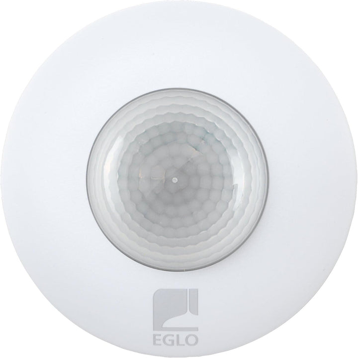 EGLO Bewegungsmelder Detect me 6, Bewegungssensor aus Kunststoff, Farbe: Weiss, IP44 Ø 90 mm, Ø 90 m