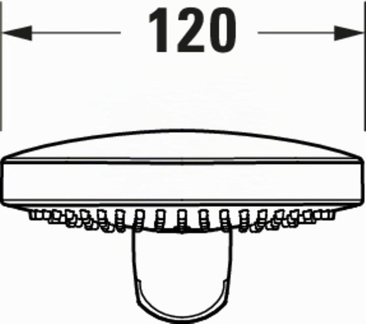 Duravit Universal Handbrause, einfache Reinigung, Edelstahl gebürstet 3 Strahlarten – 9 l/min (3 bar
