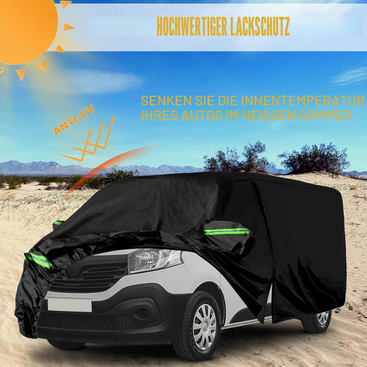Autoschutzhülle Auto Abdeckung Geeignet für Renault Trafic 2010-2023, LWB Autoabdeckung Auto Abdeckp