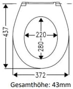 VIGOUR WC-Sitz one m.Deckel, weiss Kunststoff-Scharniere | ONSI