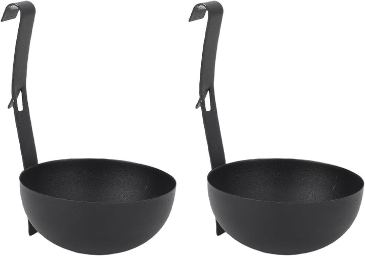 2pcs Eierwilderer Nicht-Stick Leicht zu Reinigen Edelstahl-Eierwilderer, Suppen oder Nudeln, Zeitspa