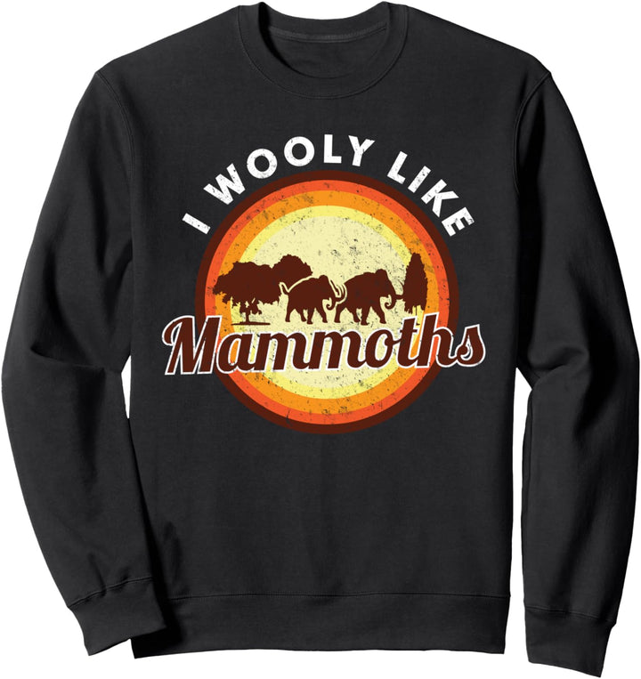 Mammoth Extinct Elefant I Cooles Vintage Mammut Sweatshirt