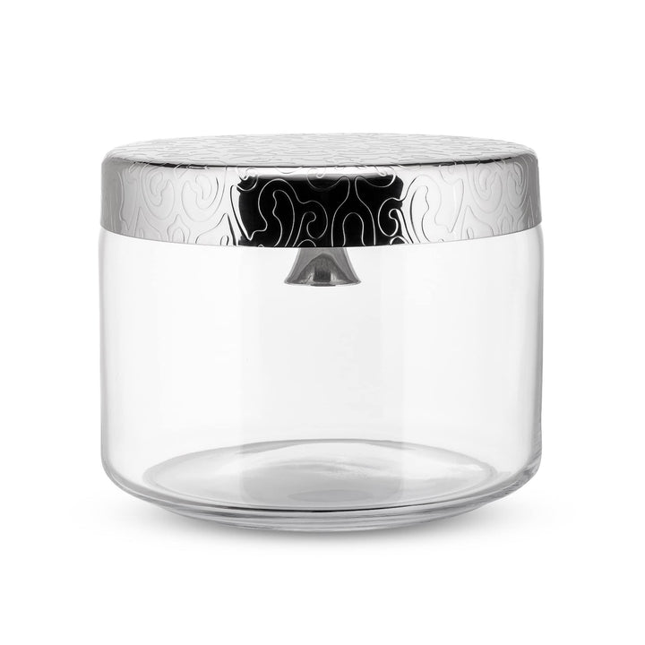 Alessi MW29 Dressed Keksdose aus Glas mit Glöckchen