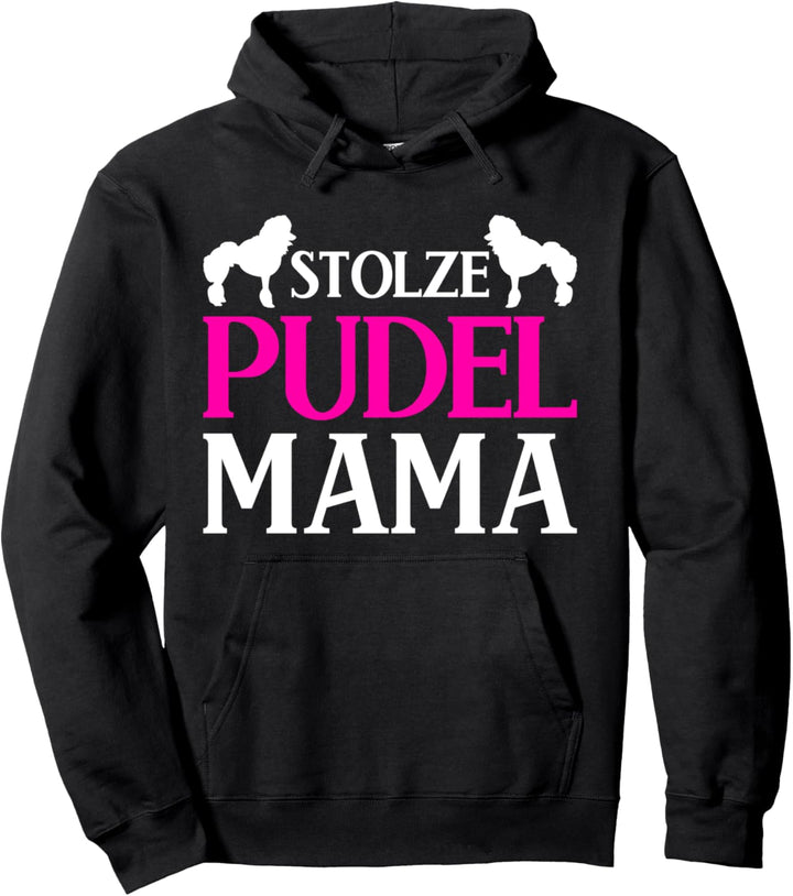 Hunde Geschenk zum Muttertag Haustier Pudel Pullover Hoodie