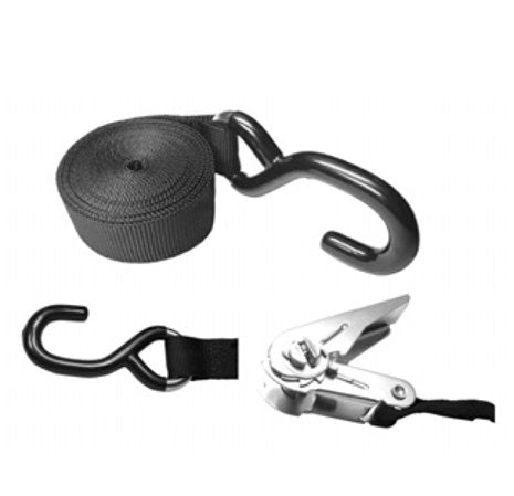 Spanngurt mit Ratsche aus Edelstahl A2 AISI 304, 25mm, 4500mm