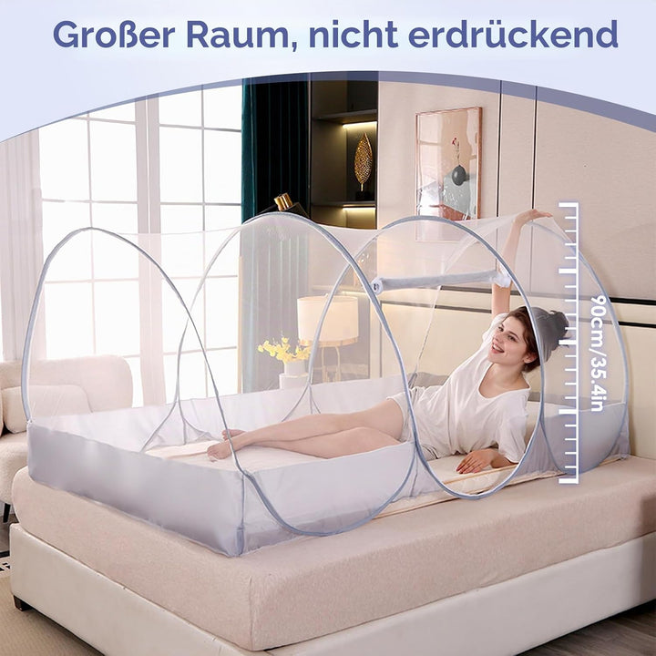 Moskitonetz Pop Up, Moskitonetz Bett 190 x 90 x 90 cm Moskitonetz Reise Faltbares Moskitonetz Faltba