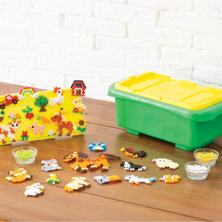 Aquabeads 31838 Mega Bastelbox Bauernhof - Bastelset Single, Single