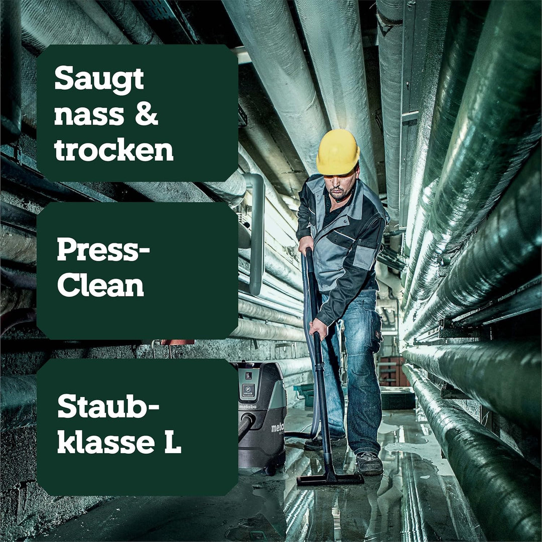 Metabo Allessauger / Nass Trockensauger mit Steckdose ASA 25 L PC (602014000) Industriesauger mit st