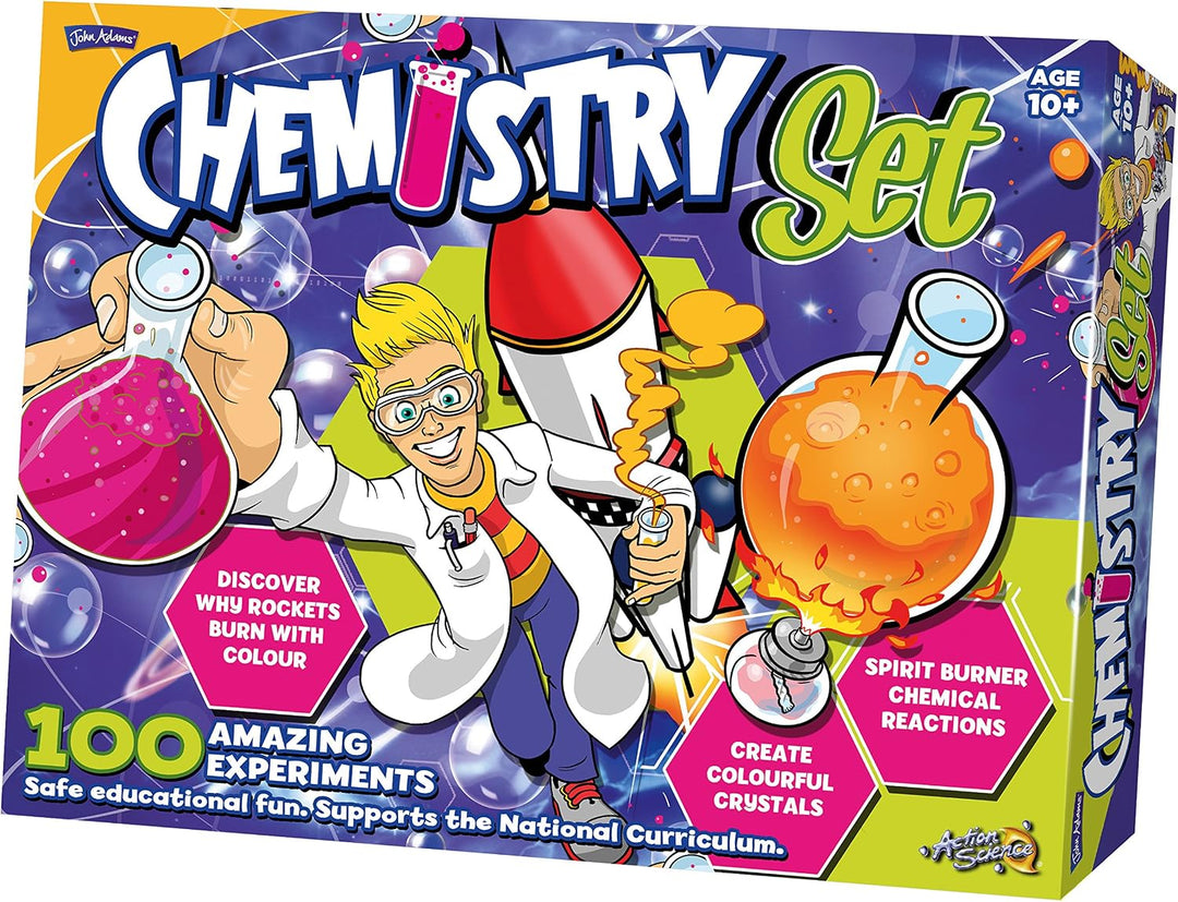 John Adams , Chemistry Set: Safe, Educational Fun, Supports The National Curriculum, Science and STE
