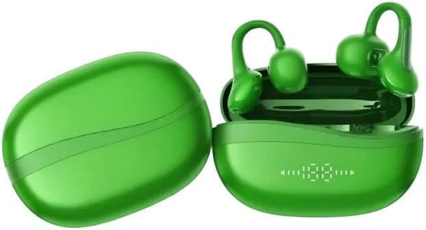Open Ear Wireless Bluetooth-Ohrhörer 6.0 – Clip-on-Ohrhörer mit Herzfrequenzüberwachungsfunktion, Gr