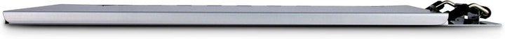 Saunders Klemmbrett aus recyceltem Aluminium, mit Sichtschutzabdeckung, für Briefe Side Hinge, Side