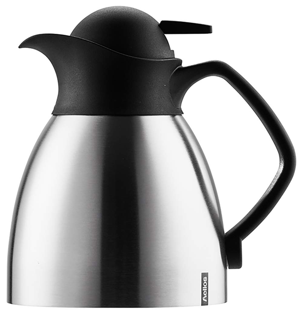 Helios Enduro Push Edelstahl-Isolierkanne, matt, 0,6 Liter, 0,6 Liter