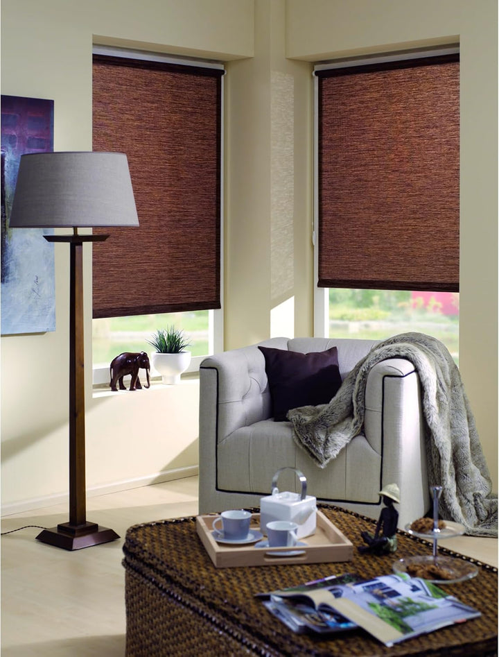 GARDINIA Rollo zum Klemmen oder Kleben, Tageslicht-Rollo, Blickdicht, Alle Montage-Teile inklusive,