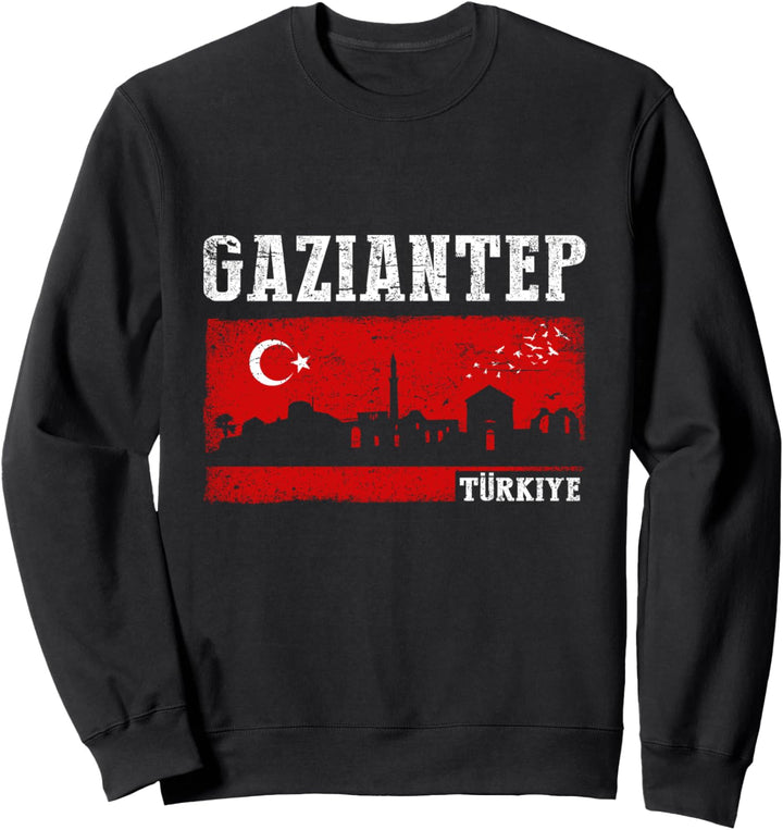 Gaziantep,Türkei Flagge,Türkiye bayrak,Turkey flag. Sweatshirt