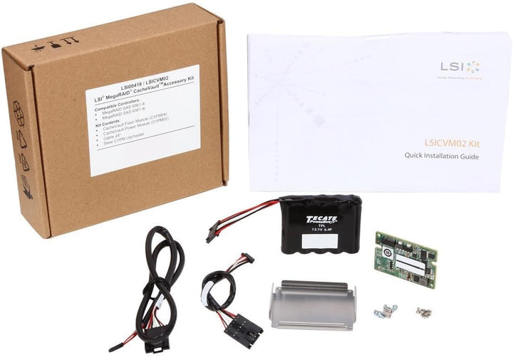 LSI LSI00418 MegaRAID CVM02 CacheVault Kit (9361 Series), Schwarz