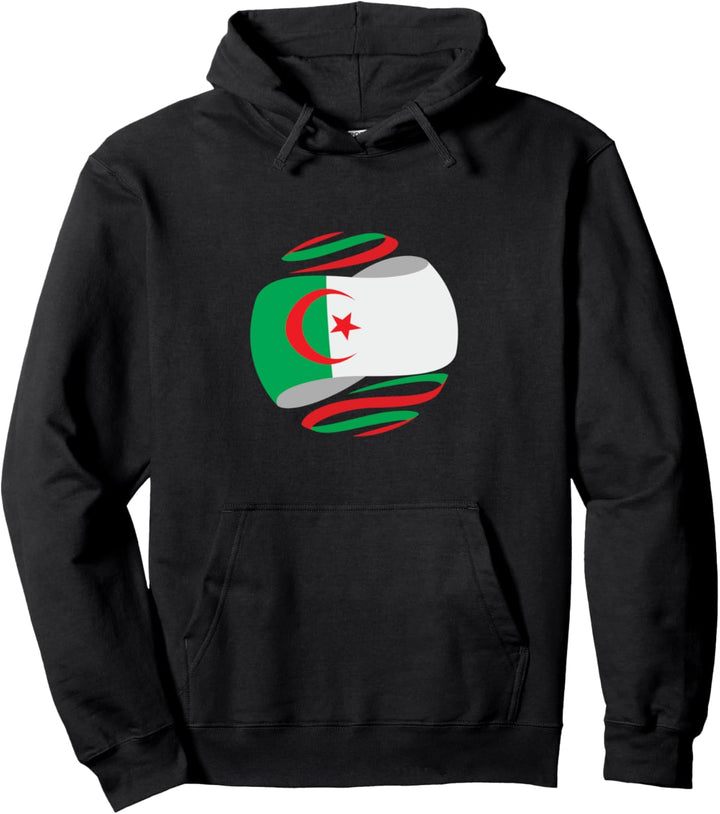 Flagge Algerien Pullover Hoodie
