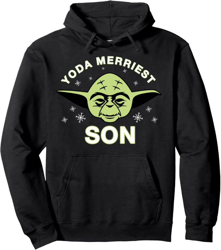 Star Wars Christmas Yoda Merriest Son Pullover Hoodie