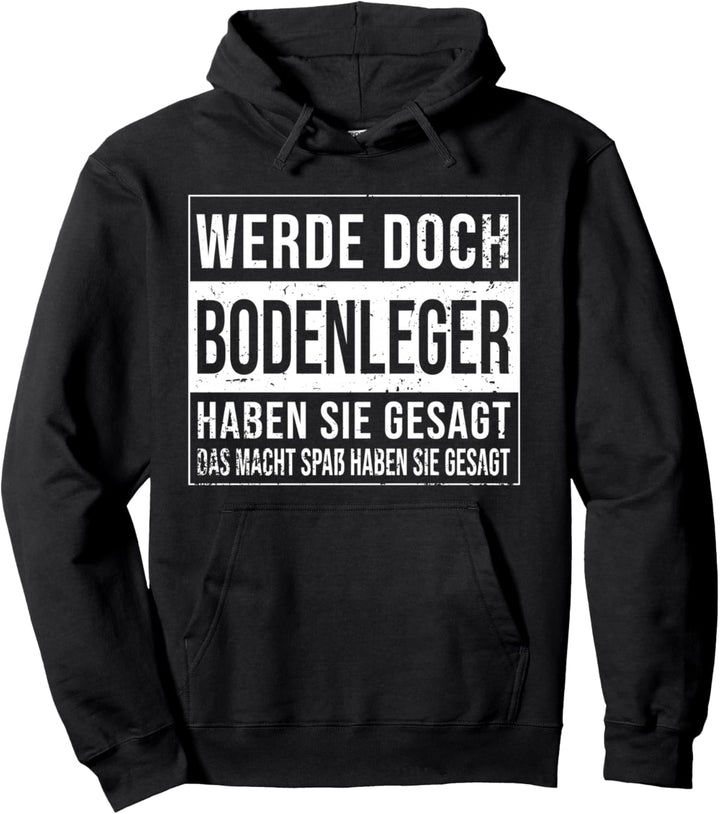 Parkett-Teppich Geburtstag lustiges Bodenleger Pullover Hoodie