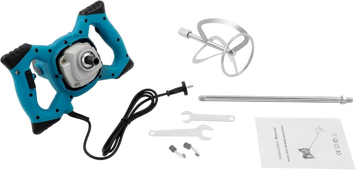 Mörtelrührer 1200U/min 6-Gang 1400W für Farbe Kleber, Rührwerk
