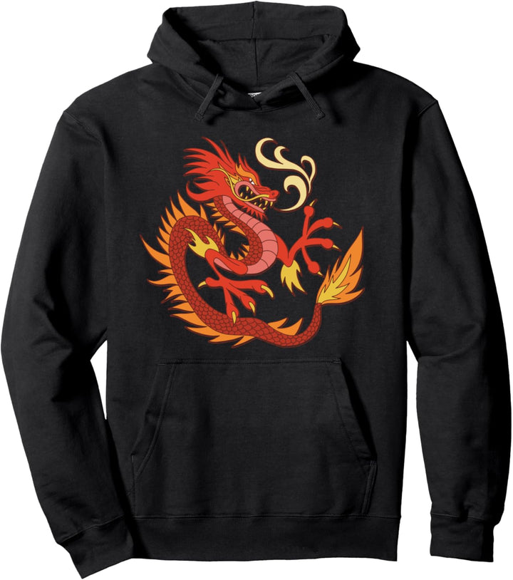 Chinesischer Drache, Symbol für Macht und Stärke. Pullover Hoodie