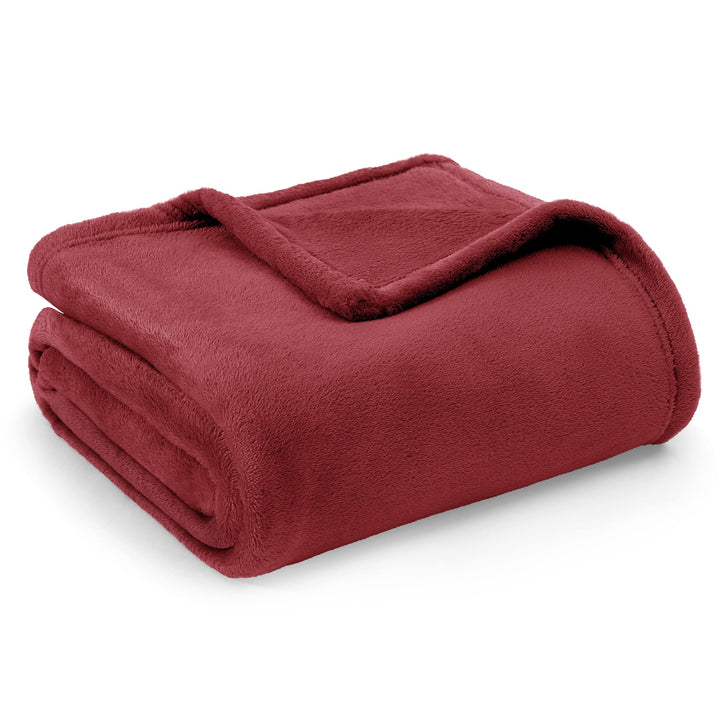 BEDSURE Kuscheldecke Flauschig Decke Fleecedecke - 150x200cm, Rot Rot 150 x 200 cm, Rot 150 x 200 cm