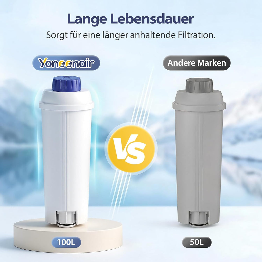 12er-Pack Wasserfilter für Delonghi Wasserfilter DLSC002 12 Pack, 12 Pack