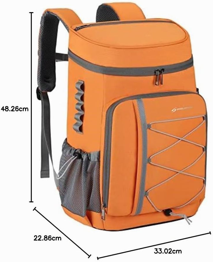 Maelstrom Kühlrucksack 35/50 Dosen, Isolierter Cooler Rucksack Auslaufsicher, Grosse Kühltasche Ruck