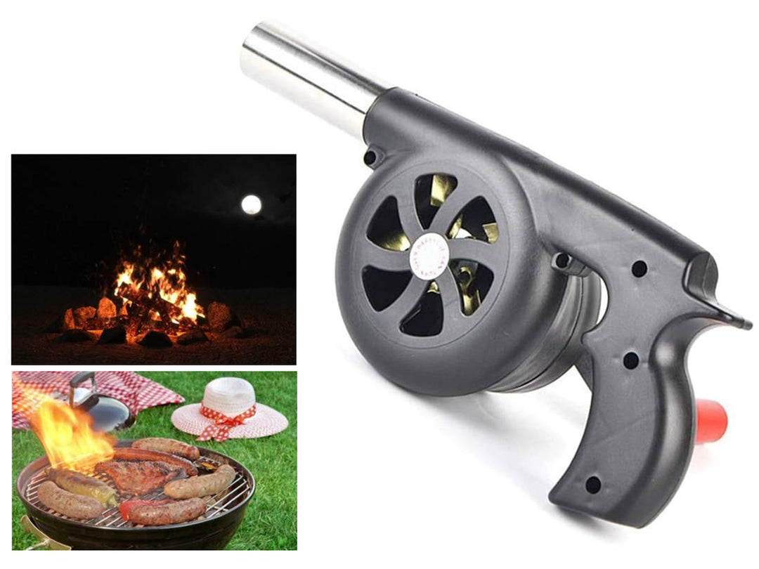 Grosses handgekurbeltes Verbrennungsgebläse für den Aussenbereich, manuelles Grillgebläse, für Campi
