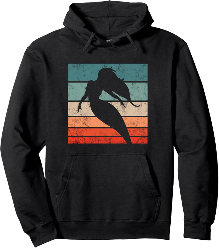 Meerjungfrau Retro Style Vintage Pullover Hoodie