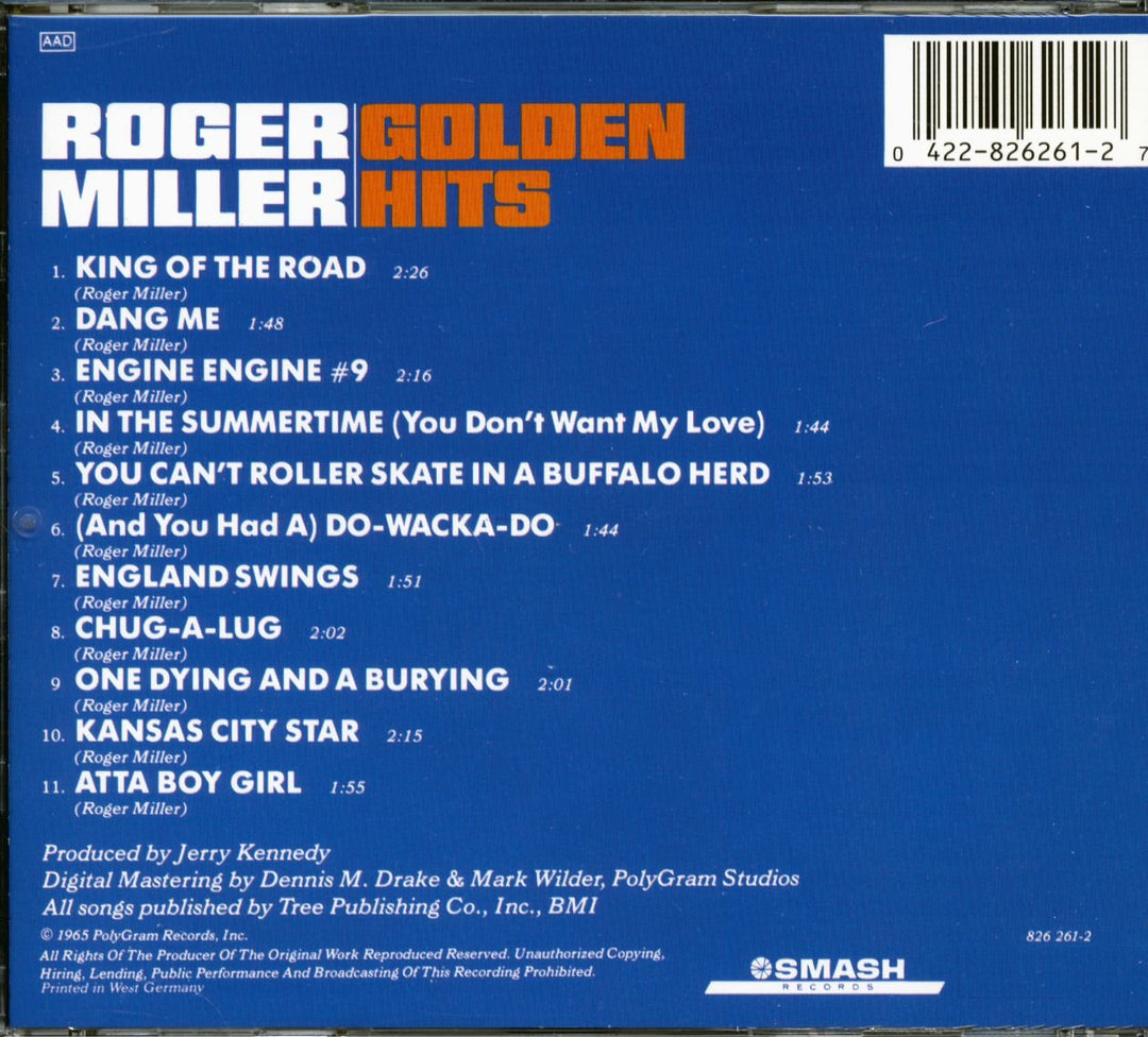 Golden Hits, Audio-CD
