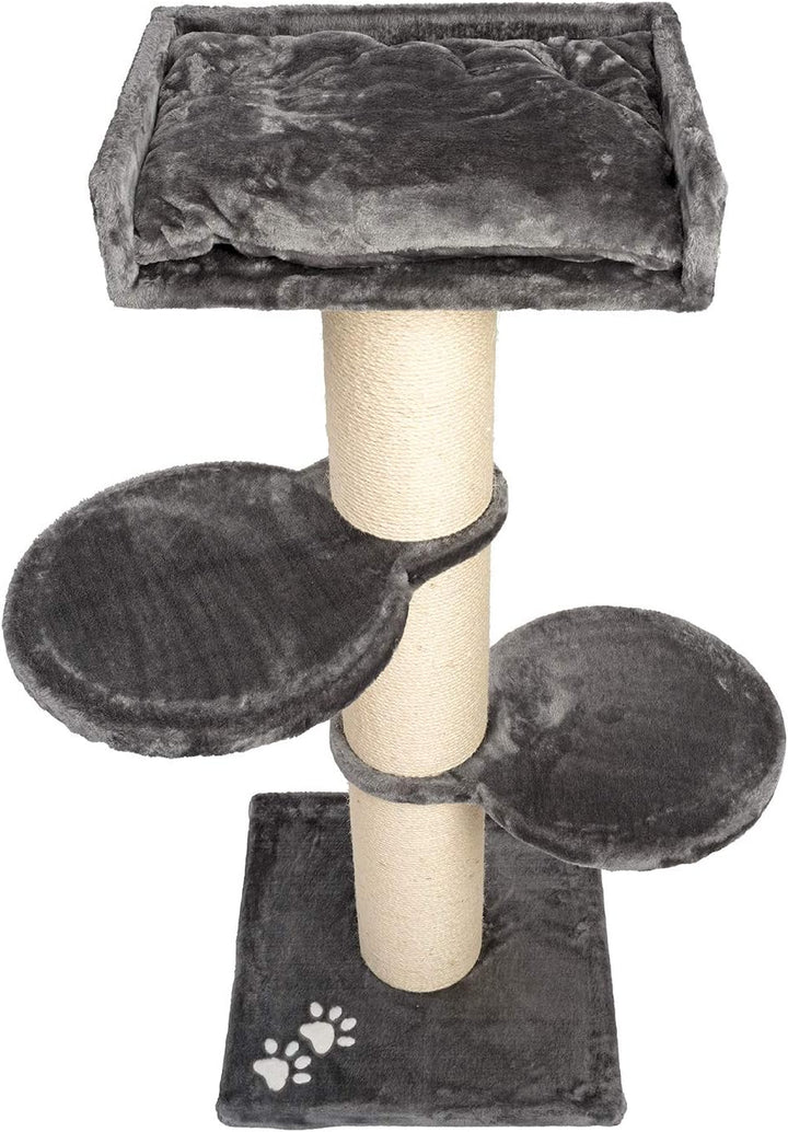 JAMAXX Premium 155cm XXL Kratzbaum für grosse schwere Katzen 20cm extra-starker Stamm, 4cm Starke Bo