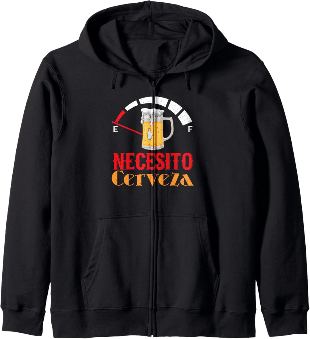 Necesito Cerveza Mexikanisches Bier Lustig Kapuzenjacke