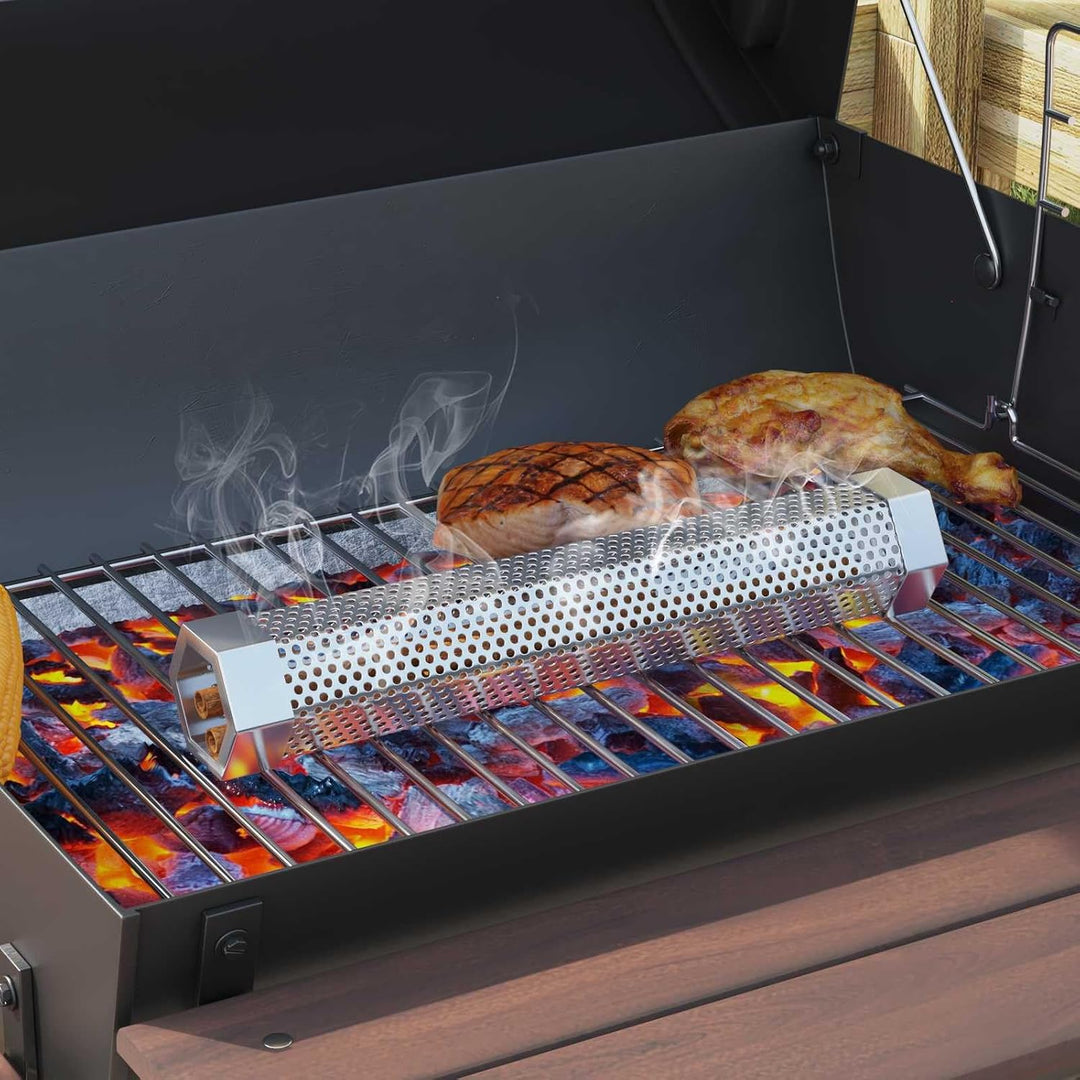 vidaXL Fassgrill mit 2 Kochrosten 3 STK. 80 x 73 x 90 cm Metall