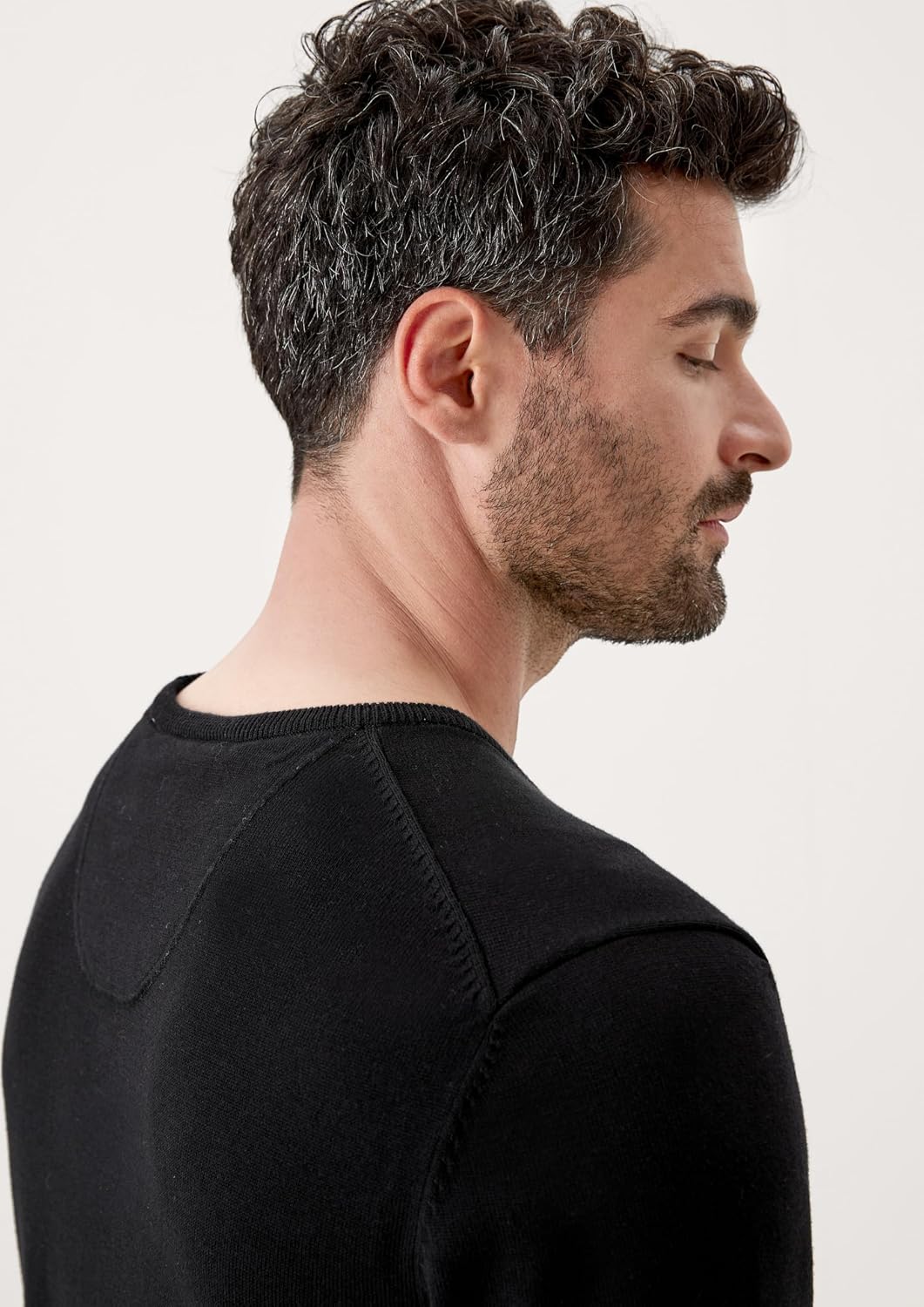 s.Oliver Herren Pullover mit Logo-Stickerei M Schwarz(9999), M Schwarz(9999)