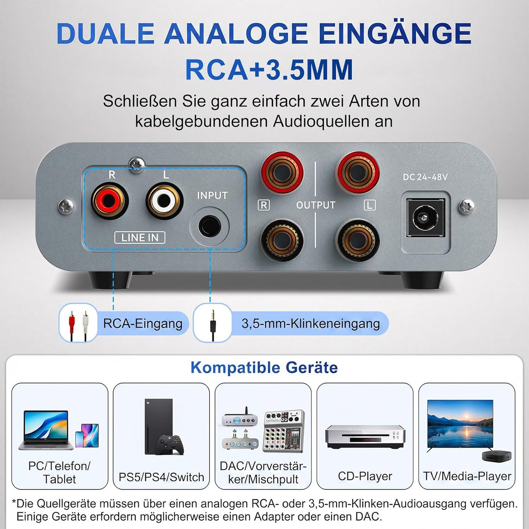 Aveek TPA3255 Desktop Mini-Stereo-Verstärker, Klasse D 2-Kanal