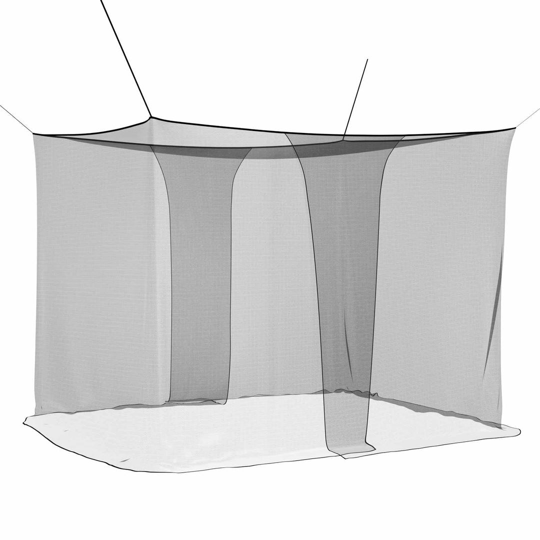 vidaXL Moskito-Netz für das Bett 3 STK. 156 Mesh Schwarz Polyester Schwarz 220 x 200 x 210 cm 3, Sch